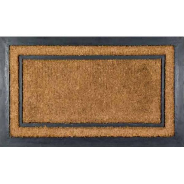 Jensendistributionservices Rubber Back Coir Doormat York Rectangle MI2592417 - main